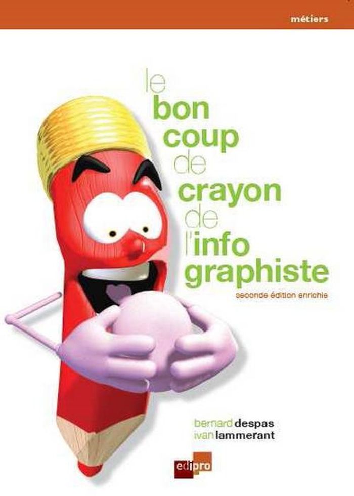 Couverture du livre « LE BON COUP DE CRAYON DE L'INFOGRAPHISTE - 2EME EDITION » de Despas B. L I., librairie Les Contes Infusés à Corte