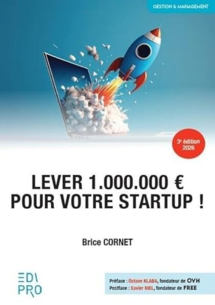 Couverture du livre « Lever 1.000.000 € pour votre startup ! », librairie Les Contes Infusés à Corte