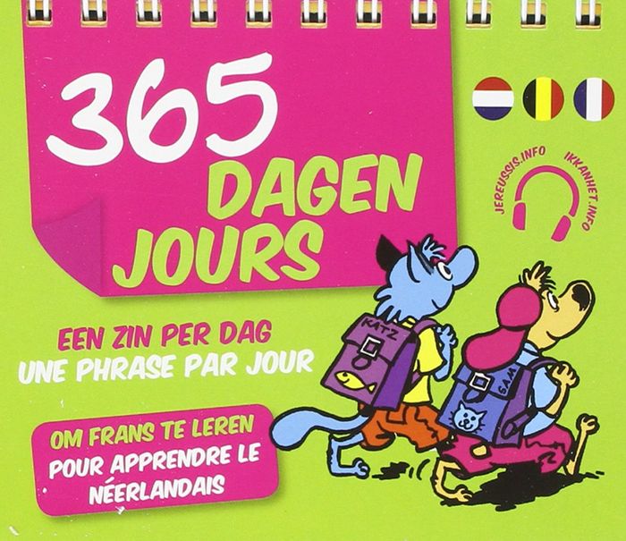 Couverture du livre « 365 JOURS / 365 DAGEN JOURS » de Vanderstraeten, librairie Les Contes Infusés à Corte