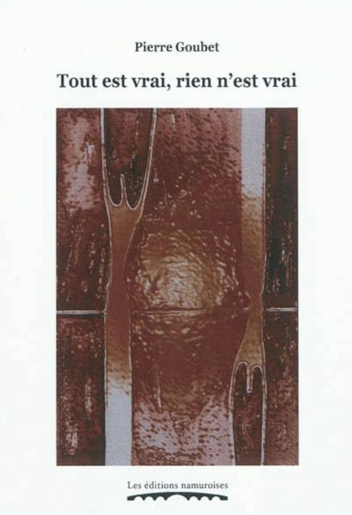 Couverture du livre « TOUT EST VRAI, RIEN N'EST VRAI » de Pierre Goubet, librairie Les Contes Infusés à Corte