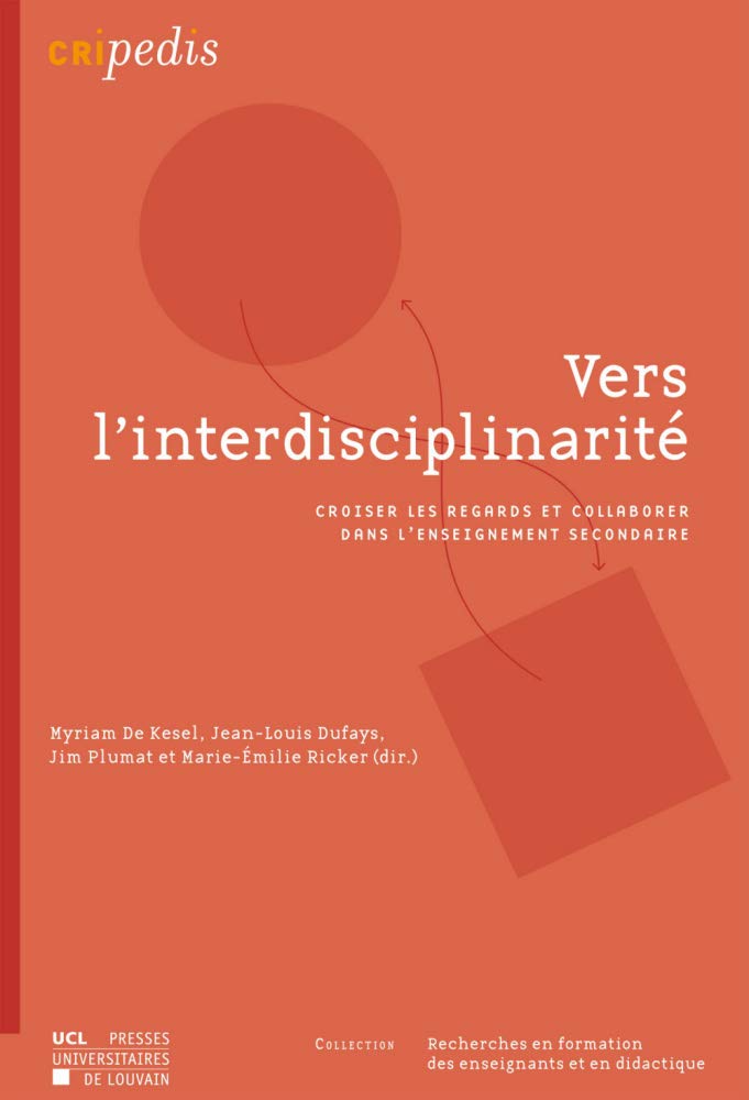 Couverture du livre « VERS L'INTERDISCIPLINARITE » de Collectif, librairie Les Contes Infusés à Corte