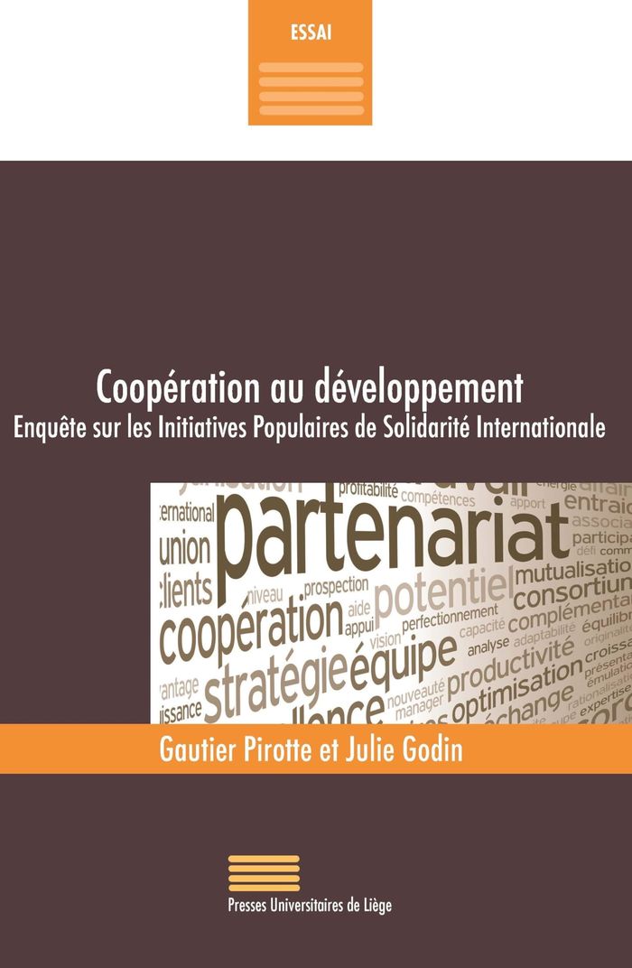 Couverture du livre « COOPERATION AU DEVELOPPEMENT : ENQUETE SUR LES INITIATIVES POPULAIRES DE SOLIDARITE INTERNATIONALE » de Pirotte Gautier, librairie Les Contes Infusés à Corte