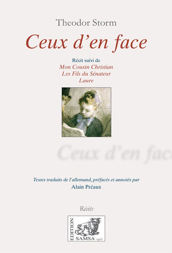 Couverture du livre « CEUX D'EN FACE - SUIVI DE : MON COUSIN CHRISTIAN, LES FILS DU SENATEUR, LAURE », librairie Les Contes Infusés à Corte