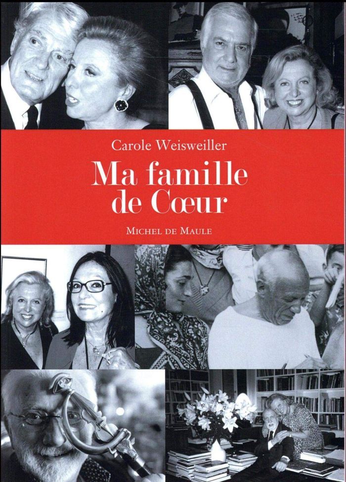 Couverture du livre « MA FAMILLE DE COEUR » de Weisweiller, librairie Les Contes Infusés à Corte