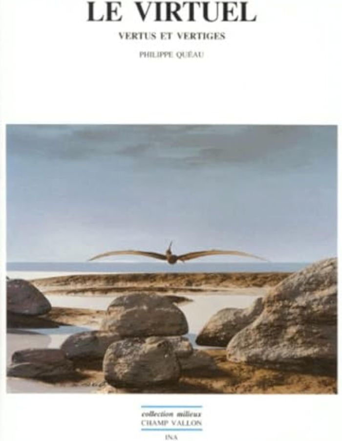 Couverture du livre « LE VIRTUEL » de Philippe Queau, librairie Les Contes Infusés à Corte
