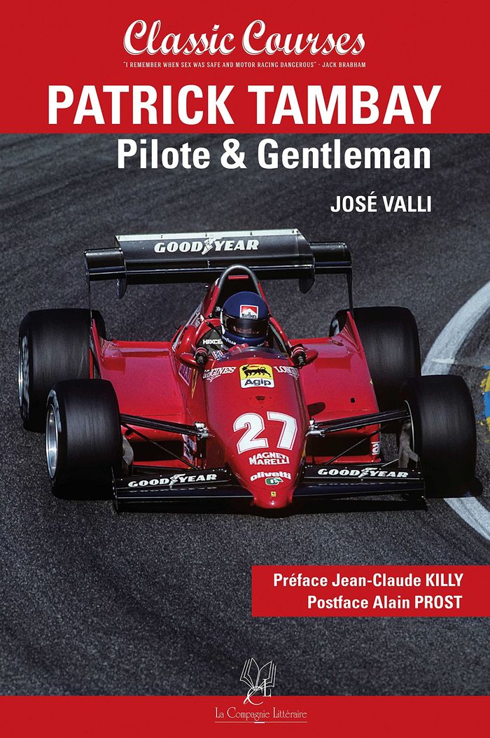 Couverture du livre « PATRICK TAMBAY - PILOTE & GENTLEMAN », librairie Les Contes Infusés à Corte