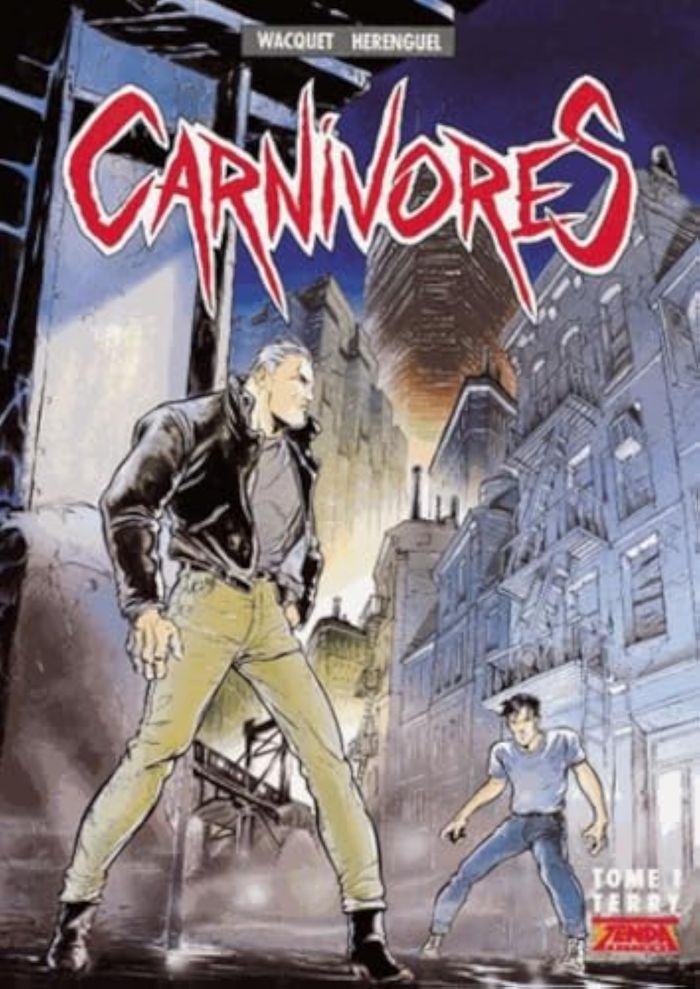 Couverture du livre « CARNIVORES - TOME 01 - TERRY » de Wacquet/herenguel, librairie Les Contes Infusés à Corte