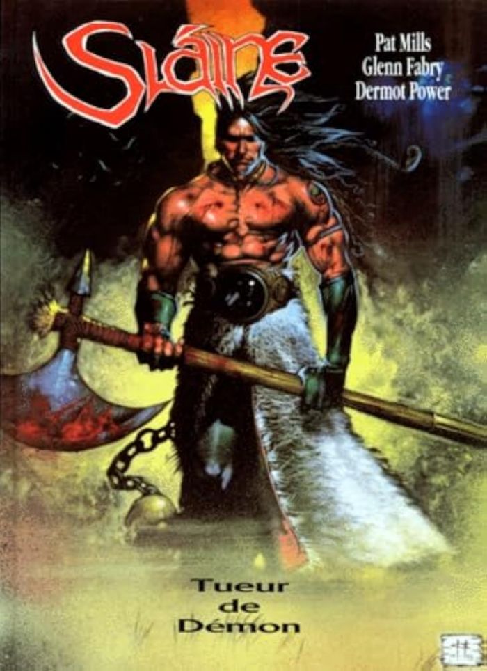 Couverture du livre « SLAINE - TOME 05 - TUEUR DE DEMON » de Fabry/mills/power, librairie Les Contes Infusés à Corte