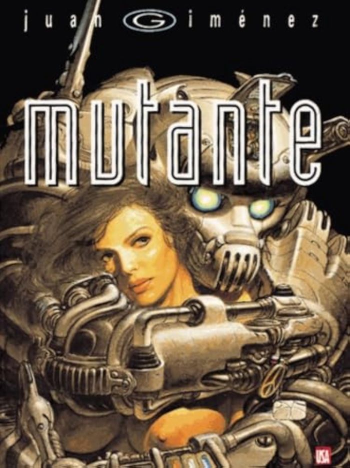Couverture du livre « MUTANTE » de Juan Gimenez, librairie Les Contes Infusés à Corte
