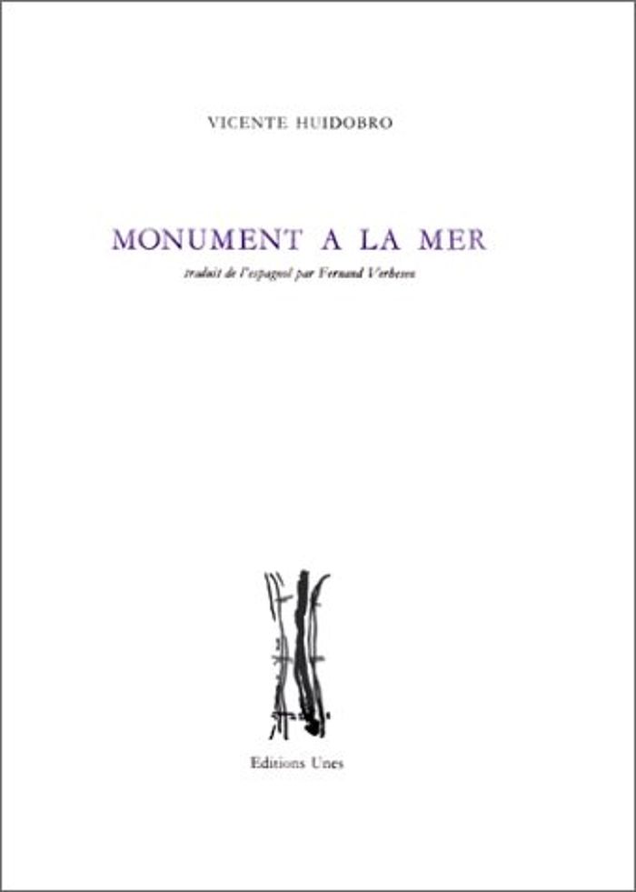 Couverture du livre « MONUMENT A LA MER », librairie Les Contes Infusés à Corte