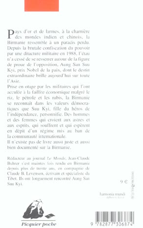 Quatrième de couverture de « AUNG SAN SUU KYI, DEMAIN LA BIRMANIE »