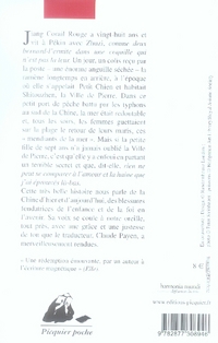 Quatrième de couverture de « LA VILLE DE PIERRE »