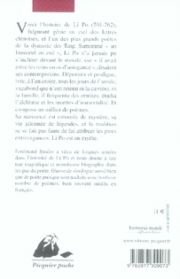 Quatrième de couverture de « LE CIEL POUR COUVERTURE, LA TERRE POUR OREILLER »