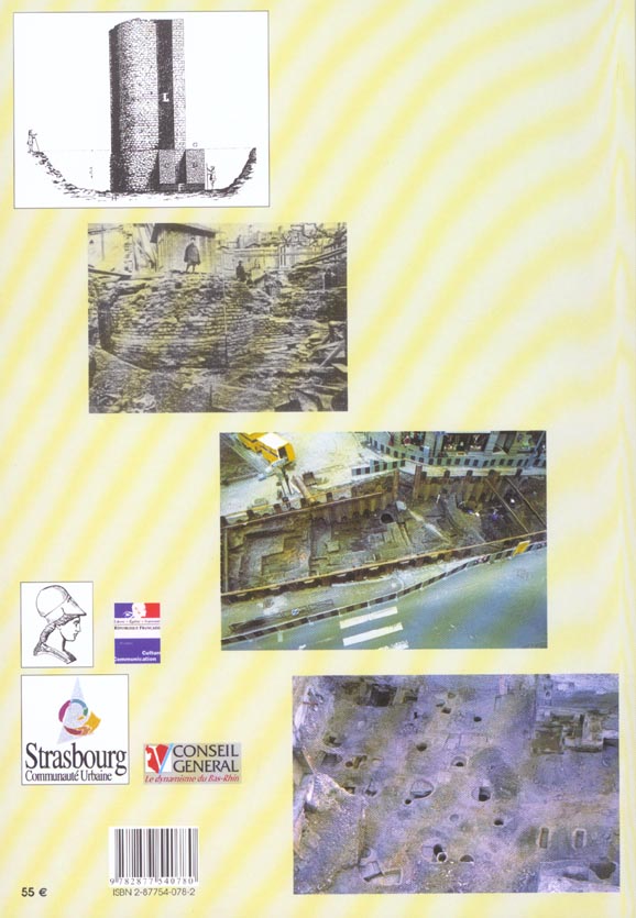 Quatrième de couverture de « CARTE ARCHEOLOGIQUE DE LA GAULE 67/2 - STRASBOURG »