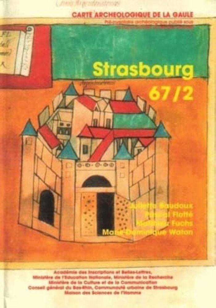 Couverture du livre « CARTE ARCHEOLOGIQUE DE LA GAULE 67/2 - STRASBOURG » de 67/2 Cag, librairie Les Contes Infusés à Corte