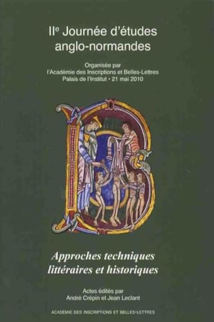Couverture du livre « APPROCHES TECHNIQUES, LITTERAIRES ET HISTORIQUES - IIE JOURNEE D'ETUDES ANGLO-NORMANDES ORGANISEE PA » de A./j., librairie Les Contes Infusés à Corte