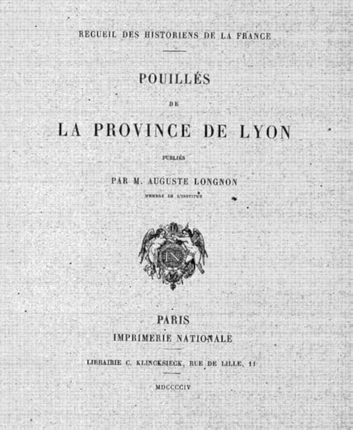 Couverture du livre « POUILLES DE LA PROVINCE DE LYON », librairie Les Contes Infusés à Corte