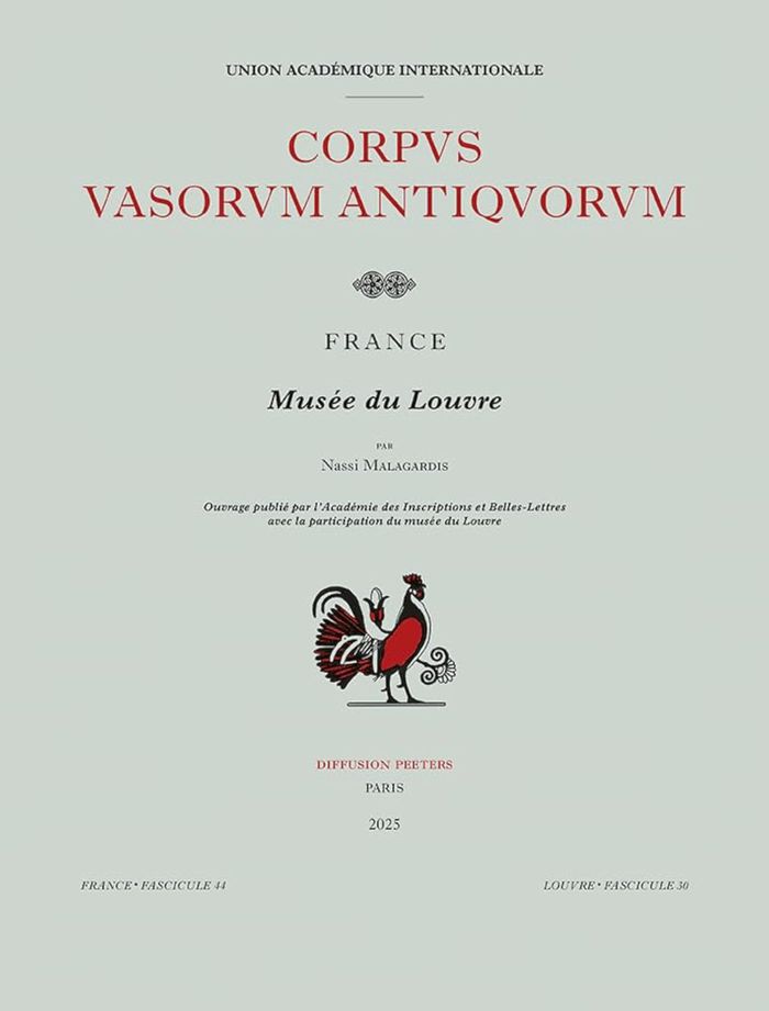 Couverture du livre « MUSEE DU LOUVRE FASCICULE 30 - CERAMIQUE ATTIQUE ARCHAIQUE SKYPHOI A FIGURES NOIRES » de N. Malagardis, librairie Les Contes Infusés à Corte