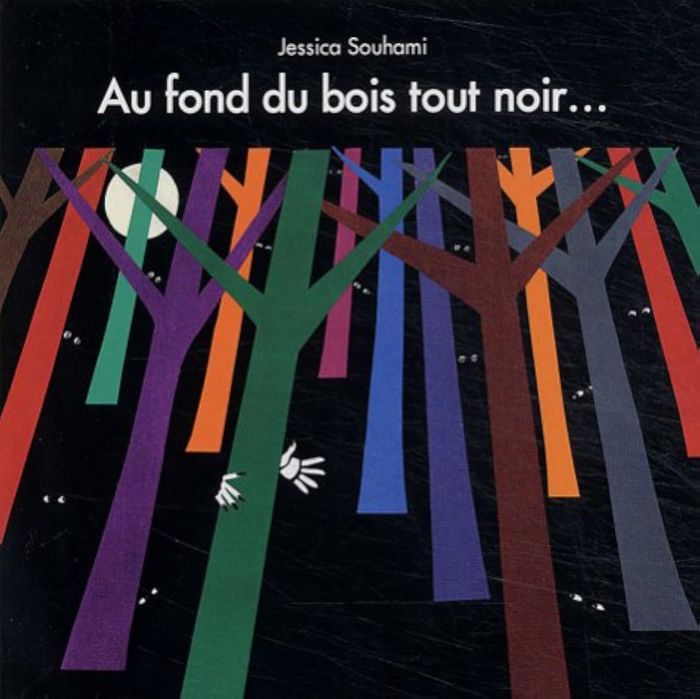 Couverture du livre « AU FOND DU BOIS TOUT NOIR » de Jessica Souhami, librairie Les Contes Infusés à Corte