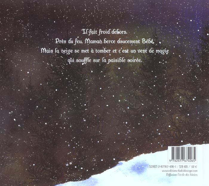 Quatrième de couverture de « REGARDE LA NEIGE, BEBE ! »