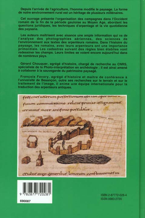 Quatrième de couverture de « PAYSAGES DE L'ANTIQUITE »