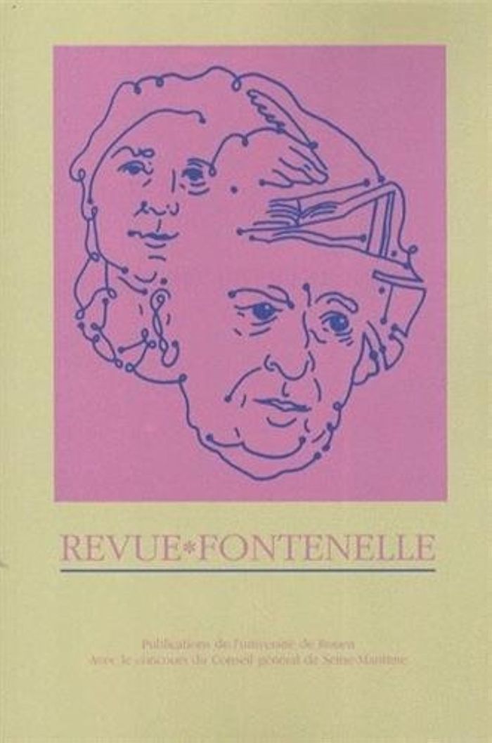 Couverture du livre « REVUE FONTENELLE, N  1/2003 » de Xxx, librairie Les Contes Infusés à Corte