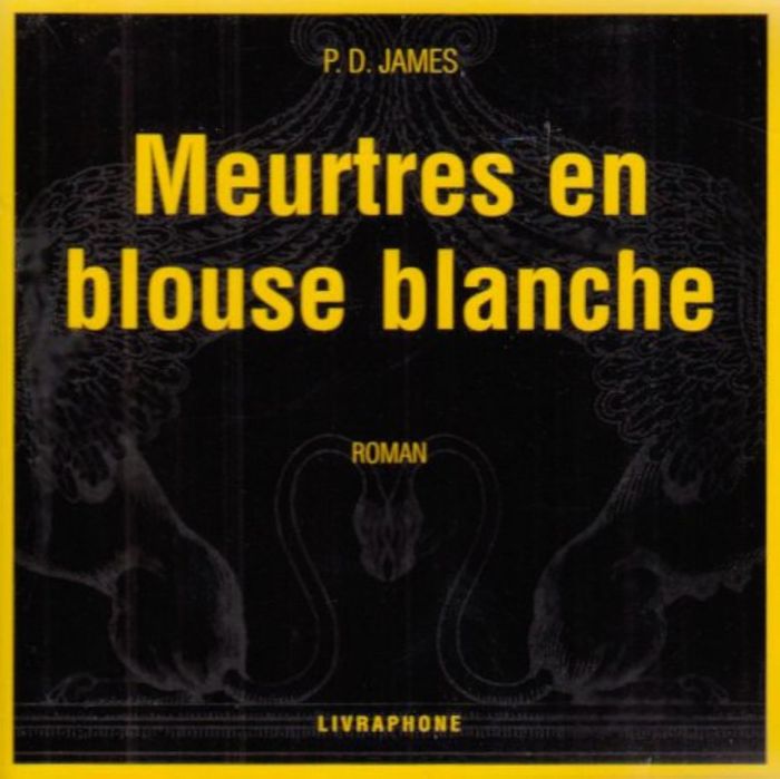 Couverture du livre « MEURTRES EN BLOUSE BLANCHE-9CD-PC51,50E » de P.D. James, librairie Les Contes Infusés à Corte