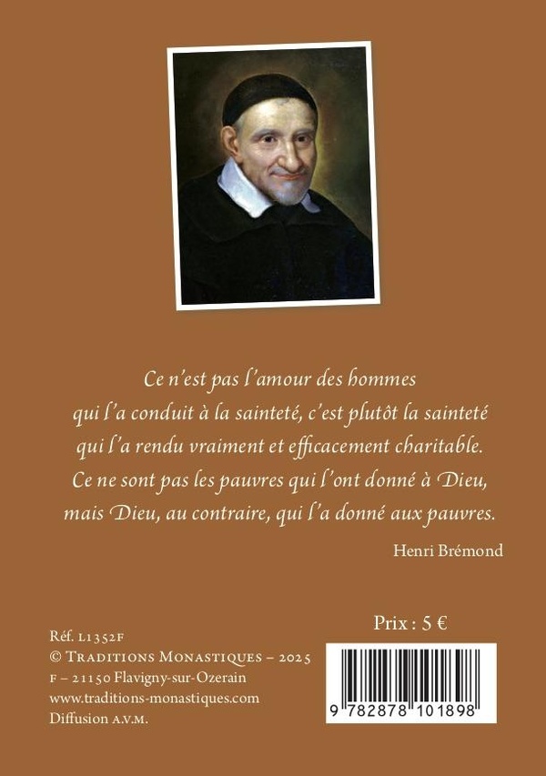 Quatrième de couverture de « Le rosaire avec saint Vincent de Paul »