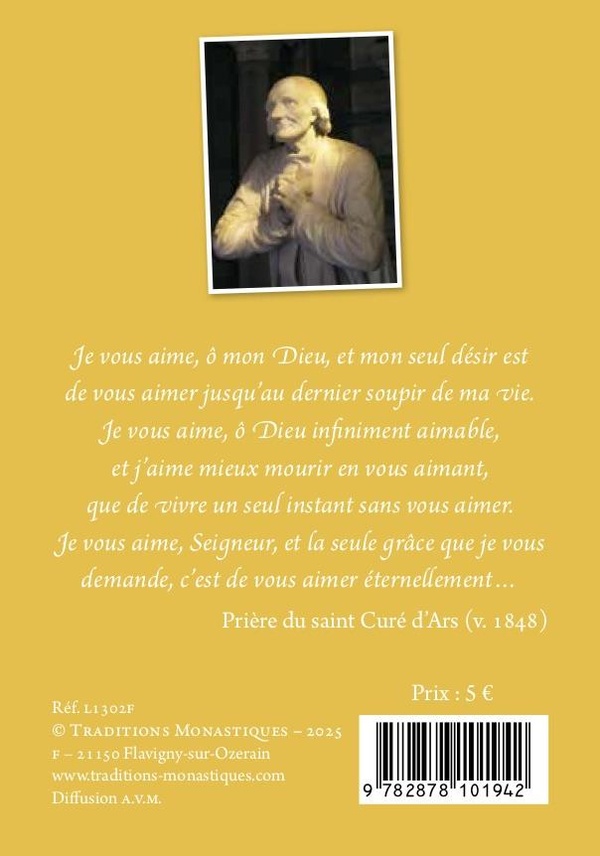 Quatrième de couverture de « Le rosaire avec le saint curé d'Ars »