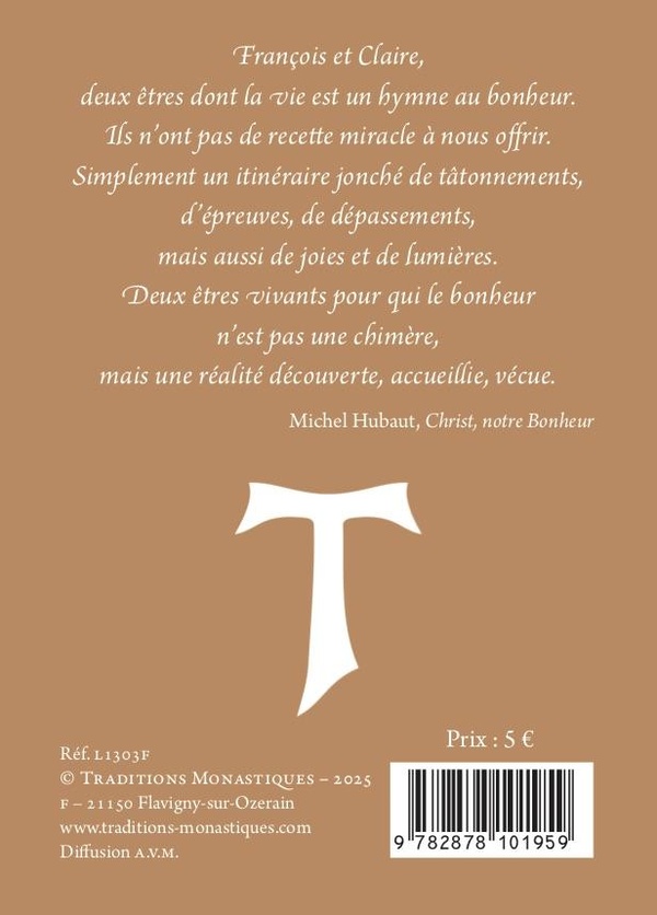 Quatrième de couverture de « Le rosaire avec sainte Claire et saint François d'Assise »