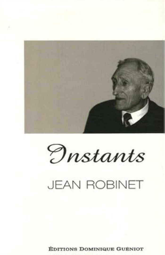 Couverture du livre « INSTANTS » de Jean Robinet, librairie Les Contes Infusés à Corte