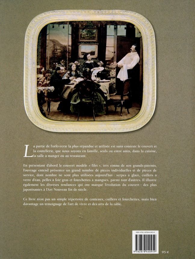 Quatrième de couverture de « LE COUVERT ET LA COUTELLERIE »