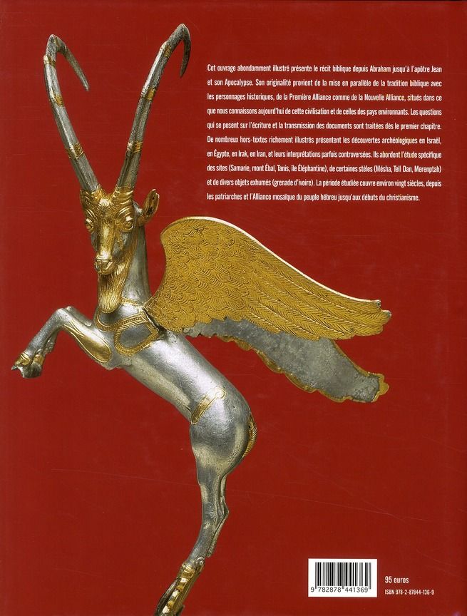 Quatrième de couverture de « LA BIBLE ET L'ARCHEOLOGIE »