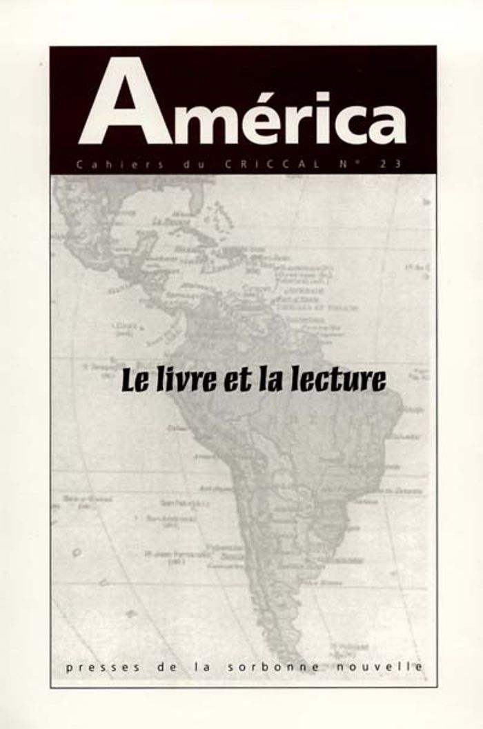 Couverture du livre « AMERICA, NO 23. LE LIVRE ET LA LECTURE » de Christian Guidicelli, librairie Les Contes Infusés à Corte