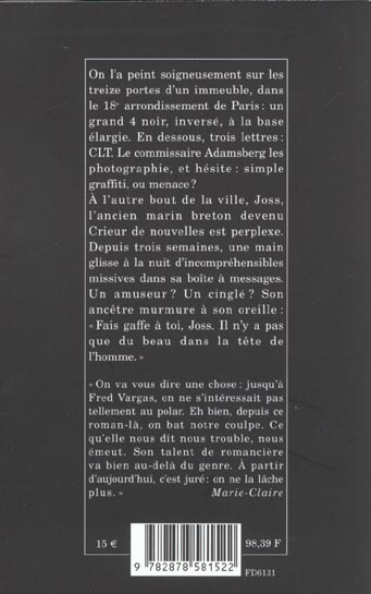 Quatrième de couverture de « PARS VITE ET REVIENS TARD »