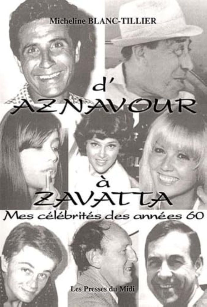 Couverture du livre « D'AZNAVOUR A ZAVATTA », librairie Les Contes Infusés à Corte