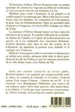Quatrième de couverture de « A TRAVERS LES ANNEES QUARANTE »