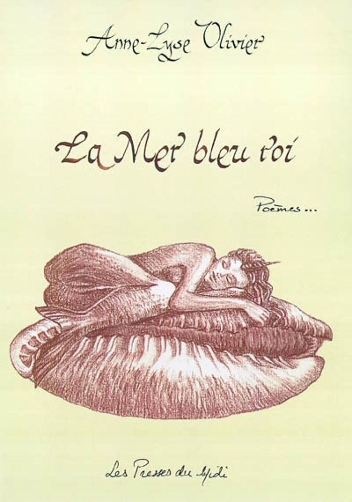 Couverture du livre « LA MER BLEU ROI » de Olivier Anne-Lyse, librairie Les Contes Infusés à Corte