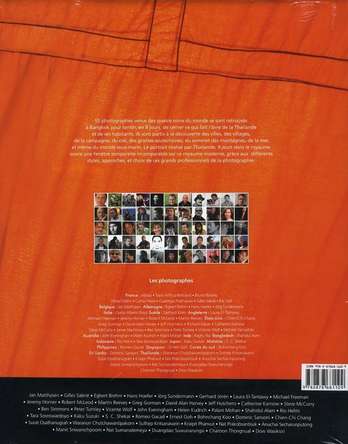 Quatrième de couverture de « THAILANDE. 9 JOURS DANS LE ROYAUME PAR 55 PHOTOGRAPHES INTERNATIONAUX »