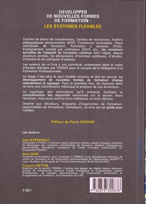 Quatrième de couverture de « DEVEL DE NOUV FORME FORMA »