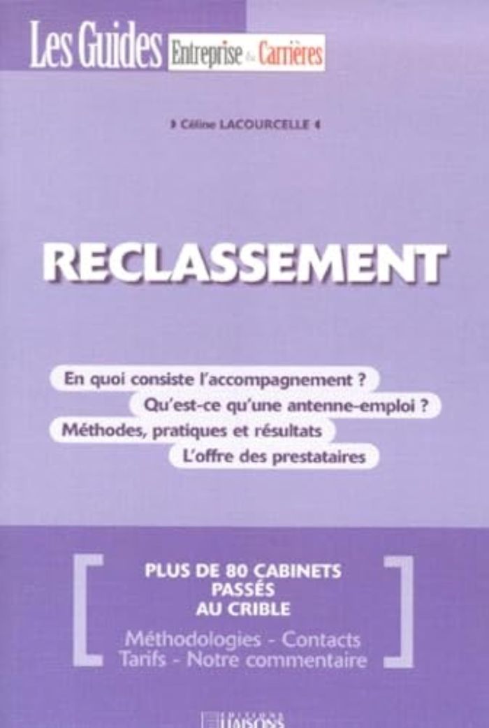 Couverture du livre « RECLASSEMENT » de Lacourcelle, librairie Les Contes Infusés à Corte