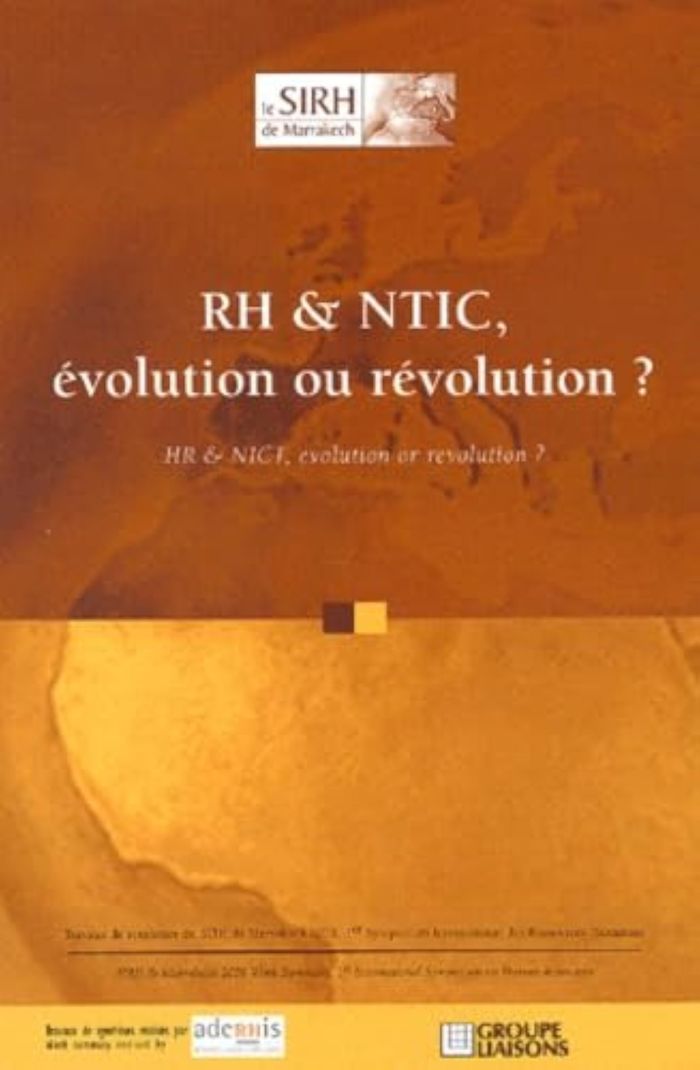 Couverture du livre « RH ET NTIC : EVOLUTION OU REVOLUTION » de Collectif, librairie Les Contes Infusés à Corte