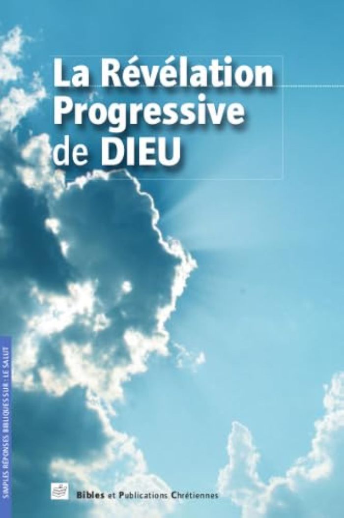 Couverture du livre « LA REVELATION PROGRESSIVE DE DIEU », librairie Les Contes Infusés à Corte