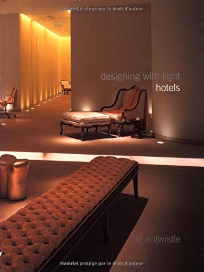 Couverture du livre « HOTELS-DESIGNIGN LIGHT » de Jill Entwistle, librairie Les Contes Infusés à Corte