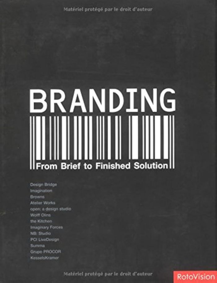 Couverture du livre « BRANDING FROM BRIEF (HARDBACK) » de Mono Design Cie, librairie Les Contes Infusés à Corte