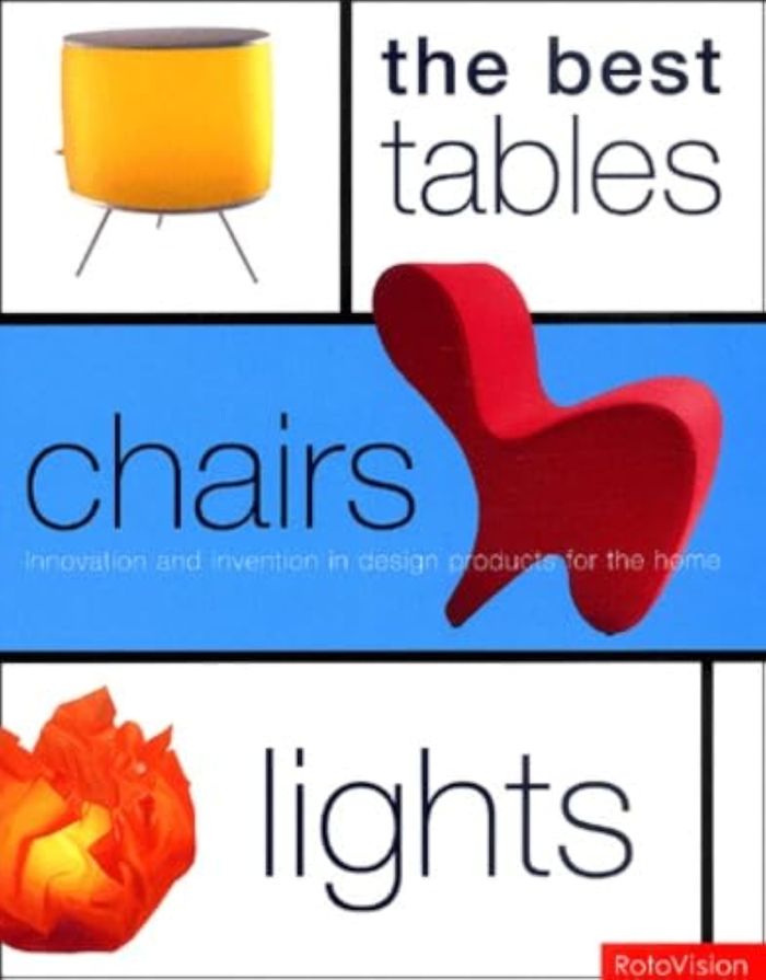 Couverture du livre « BEST TABLES CHAIRS LIGHTS (HARDBACK) /ANGLAIS », librairie Les Contes Infusés à Corte