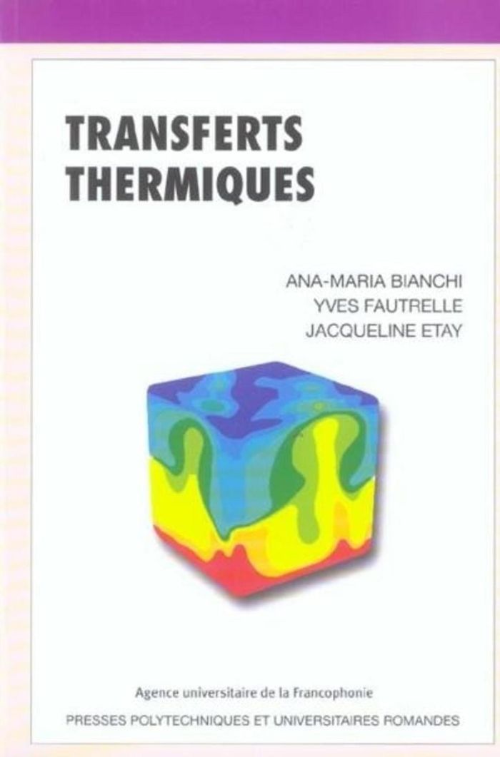 Couverture du livre « TRANSFERTS THERMIQUES » de Bianchi/fautrelle, librairie Les Contes Infusés à Corte