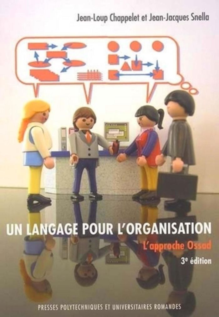 Couverture du livre « LANGAGE POUR L'ORGANISATION - L'APPROCHE OSSAD », librairie Les Contes Infusés à Corte