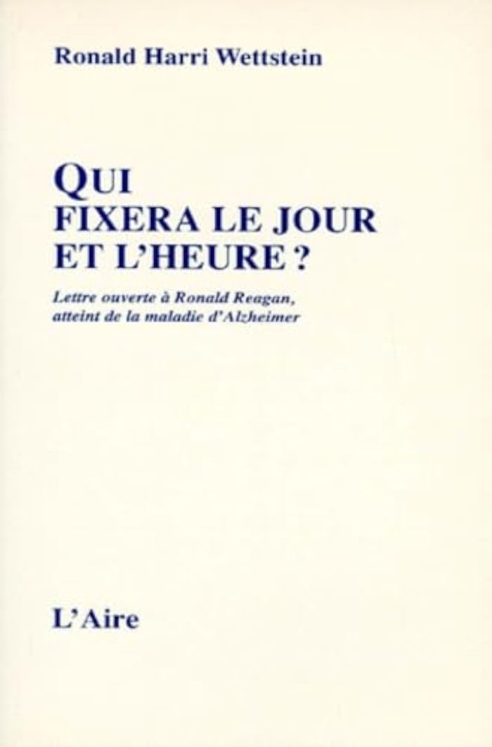 Couverture du livre « QUI FIXERA LE JOUR ET L HEURE » de Xxx, librairie Les Contes Infusés à Corte