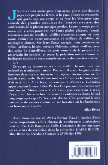 Quatrième de couverture de « COMPTEZ VOS JOURS »